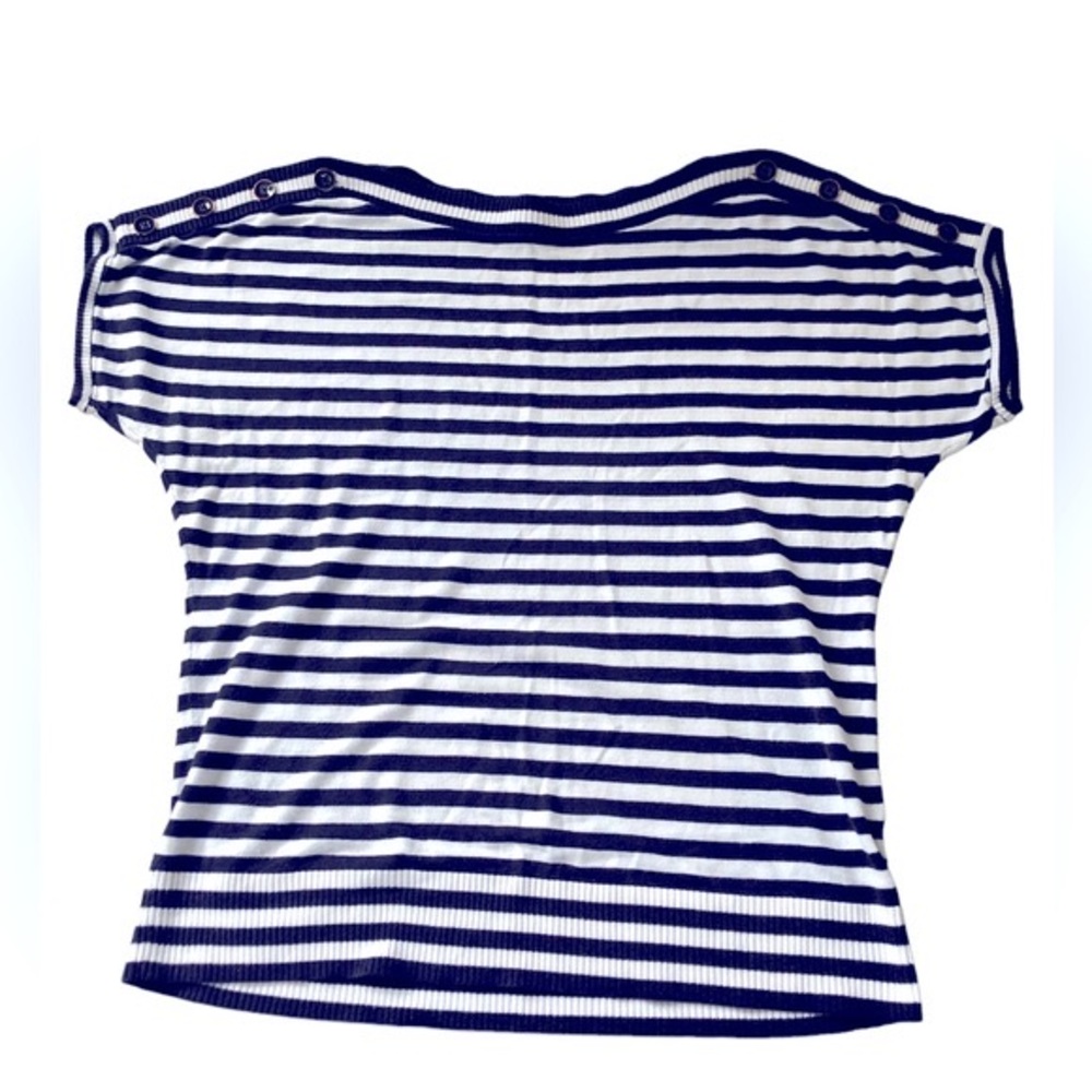 Talbots Short Sleeve Nautical Sweater